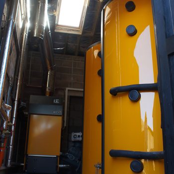 Biomass boiler at TQS