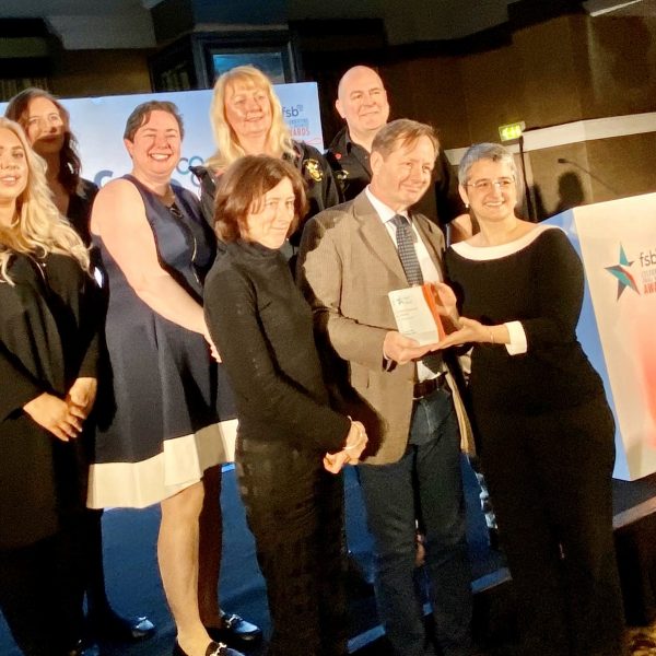 Daniel Holder receiving FSB award