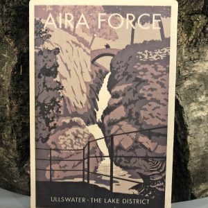 Wooden postcard